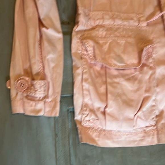 Soft pink cargo drawstring jacket - Picture 4 of 7